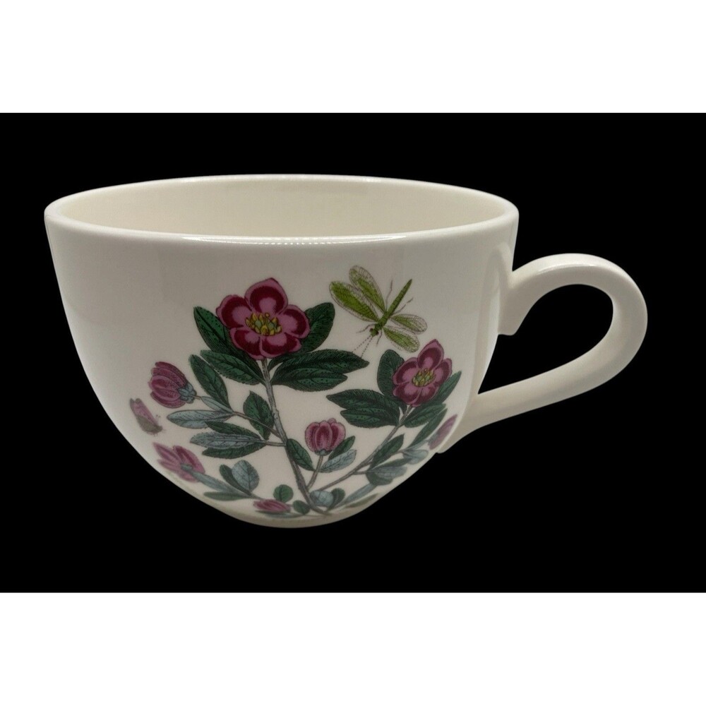 Portmeirion Botanic Garden RHODODENDRON Jumbo Coffee Cup Mug Cottagecore NEW